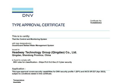 �����׼ң������������������ȣ���������ѹ��ˮϵͳ��DNV�����徲��֤!